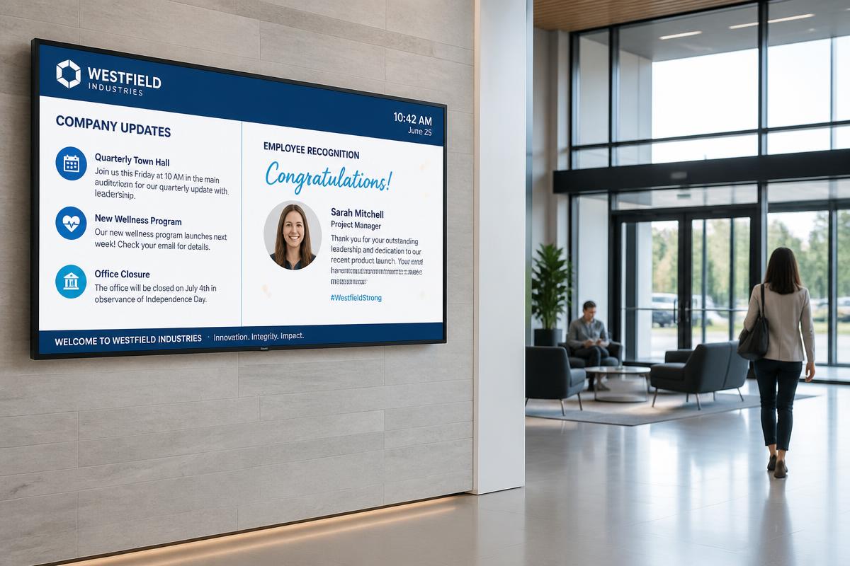 Break Room TV Ideas: What to Put on Employee Screens